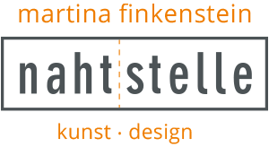 Logo Martina Finkenstein : Nahtstelle : Kunst + Design